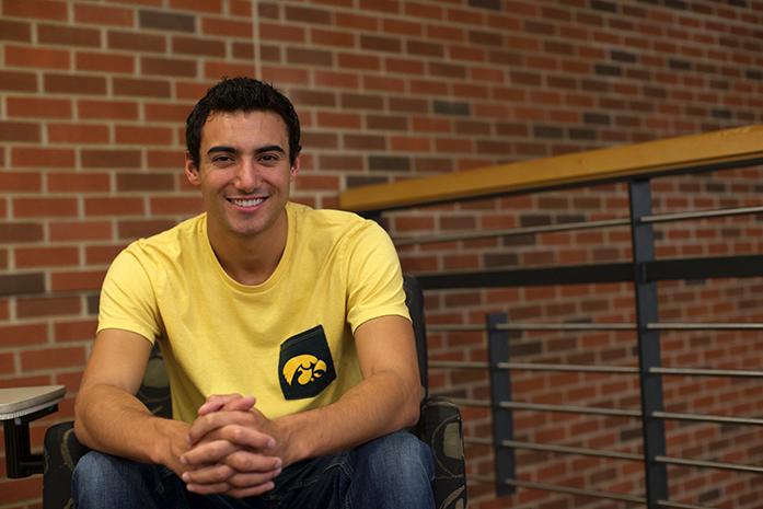Iowa+senior+Anthony+Lehnertz+is+president+of+the+student+philanthropy+group+at+the+university.+As+We+Are+Phil+week+begins%2C+the+group+will+be+focusing+on+philanthropy+events+and+donations+across+campus.+%28The+Daily+Iowan%2FBrooklynn+Kascel%29