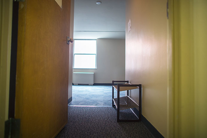 The new prayer space in the IMU opens on Thursday. After seeking a prayer space last year, students in the Muslim Student Association and UI staff created the space. (The Daily Iowan/Anthony Vazquez)