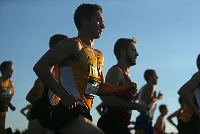 Iowas Dylan Ponomore runs during the mens 6k Hawkeye Earlybird Invitational at Ashton Cross Country on Friday, Sept. 2, 2016. Iowas top finisher was Mitch Melchert finished in fifth with a time of 18:12.8; as the team finished second behind Iowa State. (The Daily Iowan/Margaret Kispert)
