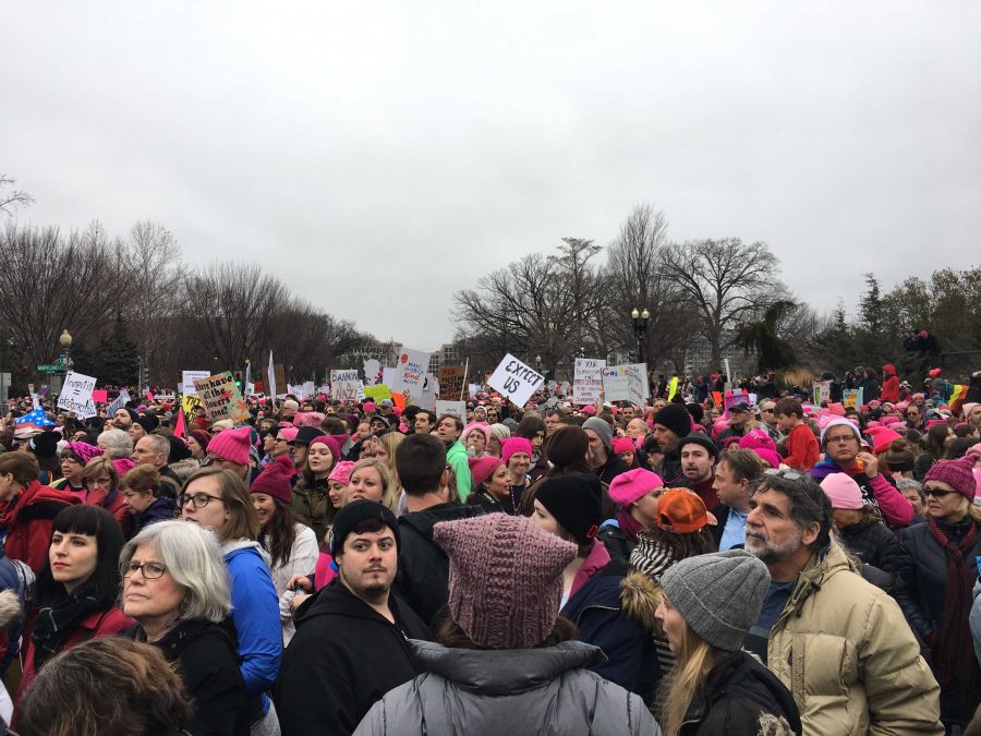 Womens+March+on+Washington+draws+larger-than-expected+crowd%2C+difference+of+opinions