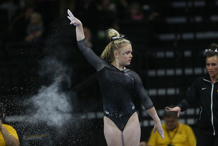 Frosh gymnast sets the pace