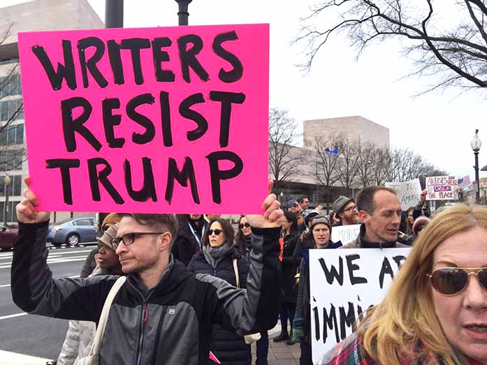 Local writers join D.C. march