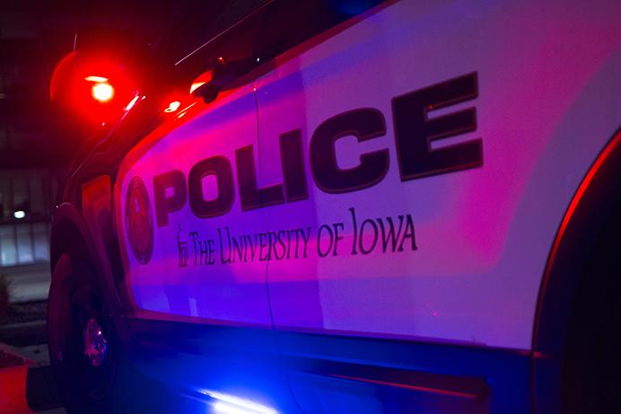 A University of Iowa Police Department vehicle is pictured. 