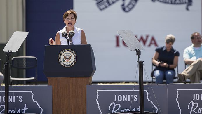 FILE+-+Iowa+Governor+Kim+Reynolds+speaks+during+Joni+Ernsts+third+annual+Roast+and+Ride+event+in+Boone%2C+Iowa%2C+on+Saturday%2C+June+3%2C+2017.++%28Nick+Rohlman%2FThe+Daily+iowan%29