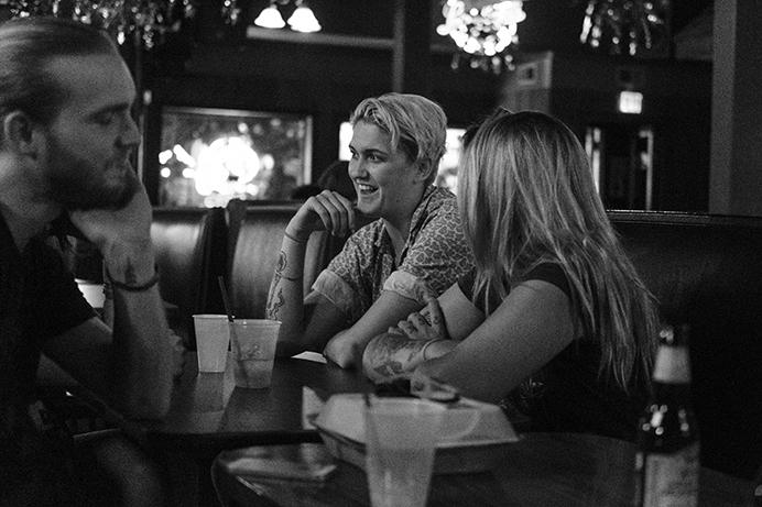 Patrons sit in booths at the Deadwood Tavern in Iowa City on Friday June 30, 2017. On July 1,  Mummey bought the Deadwood from longtime owner Jim Bell. (Nick Rohlman/The Daily Iowan)