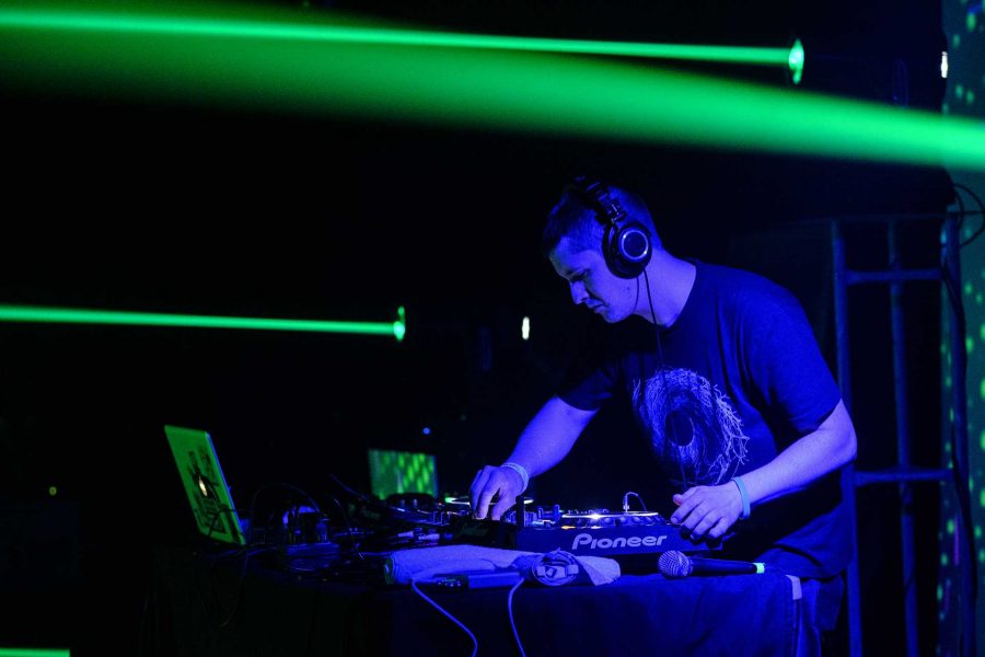 Toomey performs at Blue Moose during the Middle of Nowhere Festival on Saturday Sept. 2, 2017. The Middle of Nowhere Festival is a new music festival in Iowa City meant to showcase electronic dance music in Iowa and the Midwest (Nick Rohlman/The Daily Iowan)