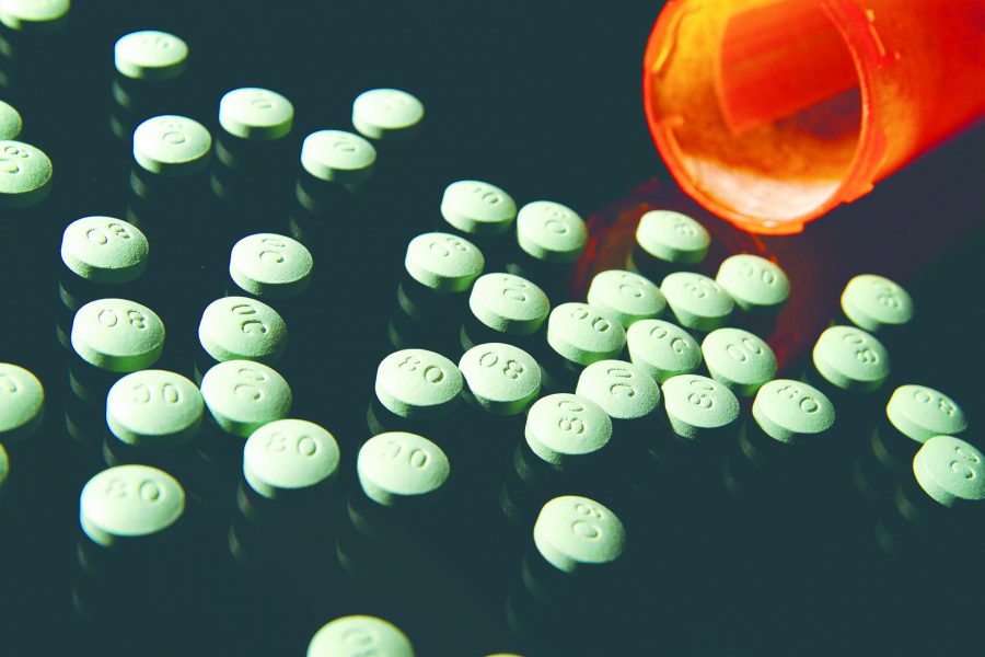 OxyContin, in 80 mg pills, in a 2013 file image. (Liz O. Baylen/Los Angeles Times/TNS)