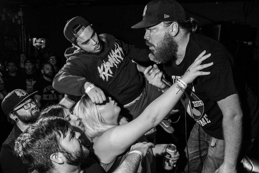 Still standing performs during a concert at Blue Moose on Saturday October 21, 2017. The show was headlined by the hardcore punk band Knocked Loose. (Nick Rohlman/The Daily Iowan)