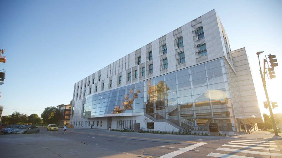 The University of Iowa School of Music is being moved to the newly built Voxman Building. The building is located at 95 East Burlington Street. (The Daily Iowan/File photo)