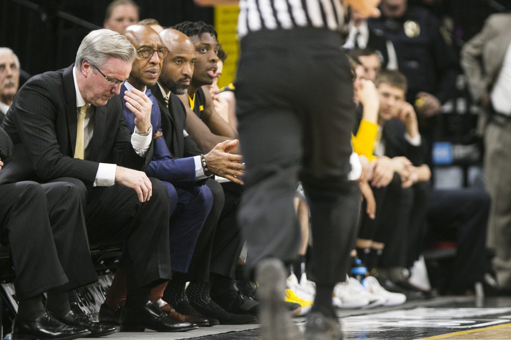 Iowa+head+coach+Fran+McCaffery+reacts+to+a+play+during+an+Iowa%2FOhio+State+mens+basketball+game+in+Carver-Hawkeye+Arena+on+Thursday%2C+Jan.+4%2C+2018.+The+Buckeyes+defeated+the+Hawkeyes%2C+92-81.+%28Joseph+Cress%2FThe+Daily+Iowan%29