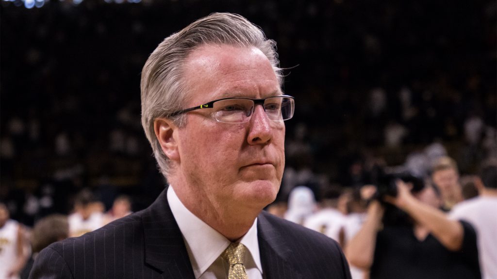 Iowa+basketball+head+coach+Fran+McCaffery+after+a+game+against+Purdue+University+on+Saturday%2C+Jan.+20%2C+2018.+The+Boilermakers+defeated+the+Hawkeyes+87-64.+%28David+Harmantas%2FThe+Daily+Iowan%29