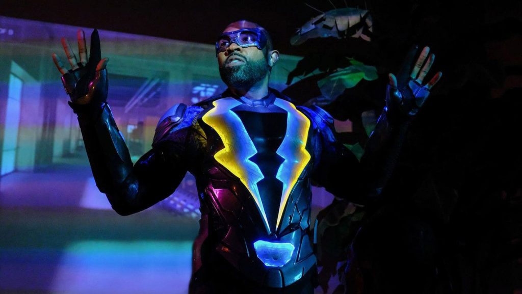 Cress Williams as Black Lightning in the CW series "BLack Lightning." (The CW)