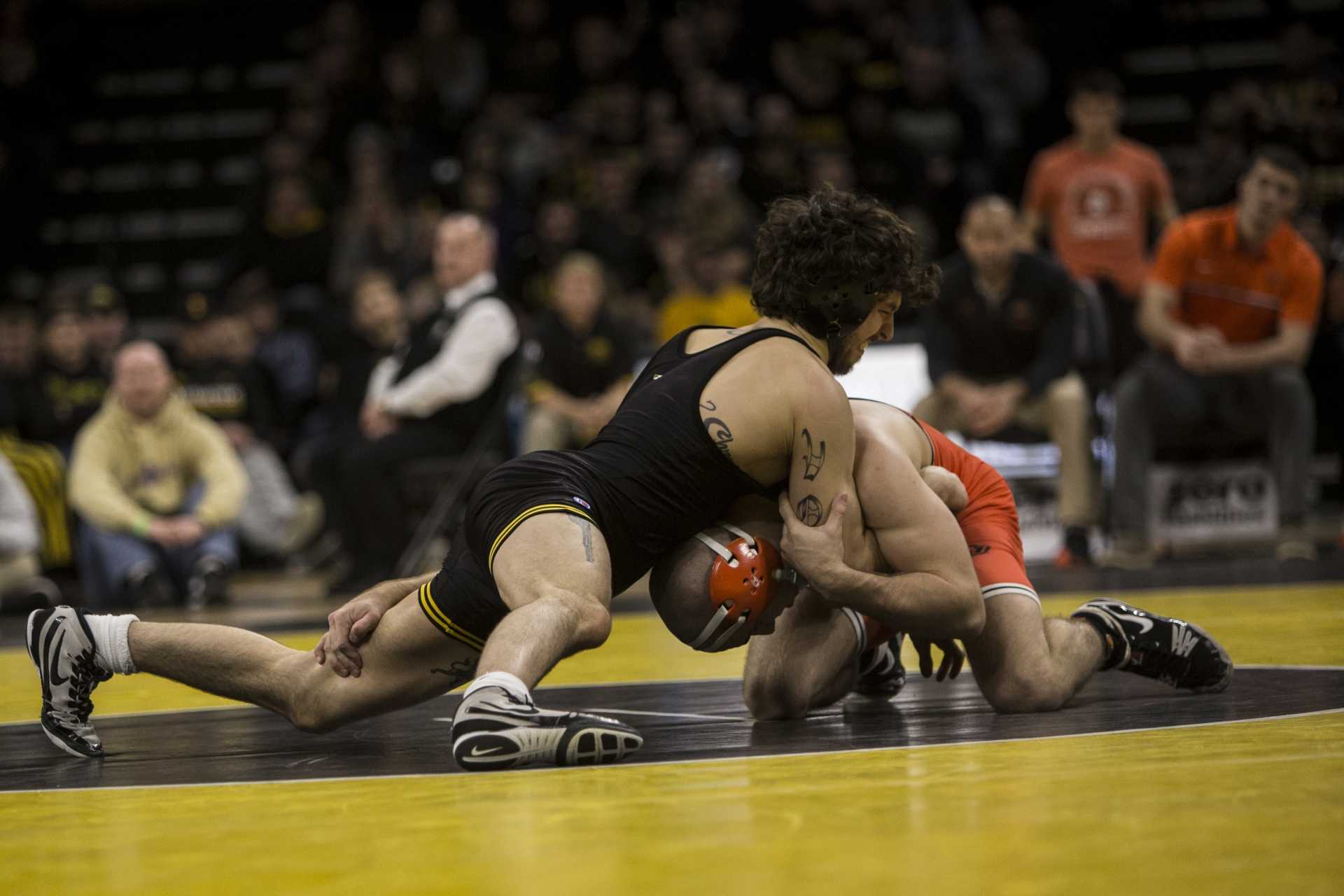 Photos Iowa Wrestling vs. Oklahoma State The Daily Iowan