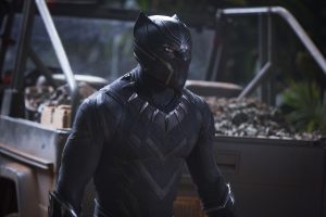 Chadwick Boseman in the film, "Black Panther." (Matt Kennedy/Marvel Studios)