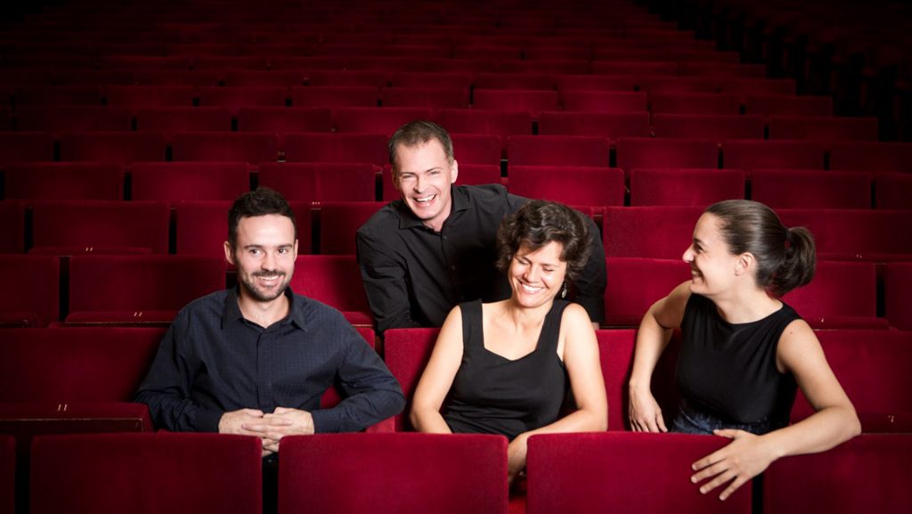 The Elias String Quartet visits Hancher, exhibiting international collaboration