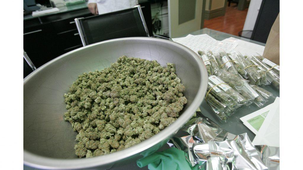 Medical grade marijuana in a June 25, 2009, file image at The Green Cross dispensary in San Francisco. (Maria J. Avila/Bay Area News Group/TNS)