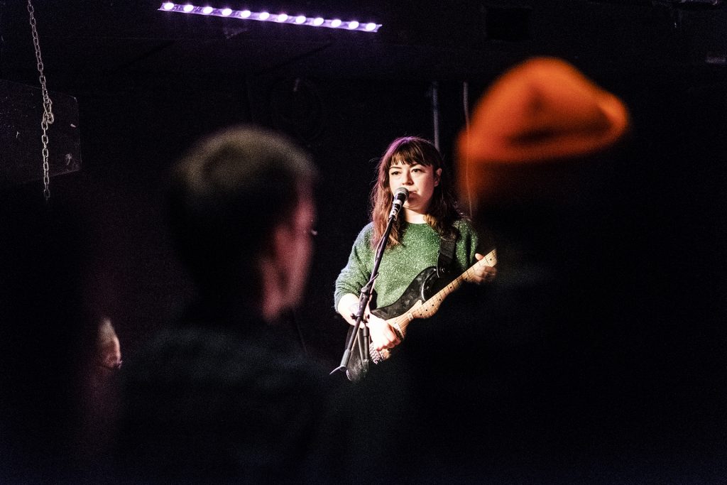 Younger performs at Gabe’s in Iowa City on Wednesday, April 4, 2018. The show was one of a variety of events during the second day of the Mission Creek festival. (Nick Rohlman/The Daily Iowan)