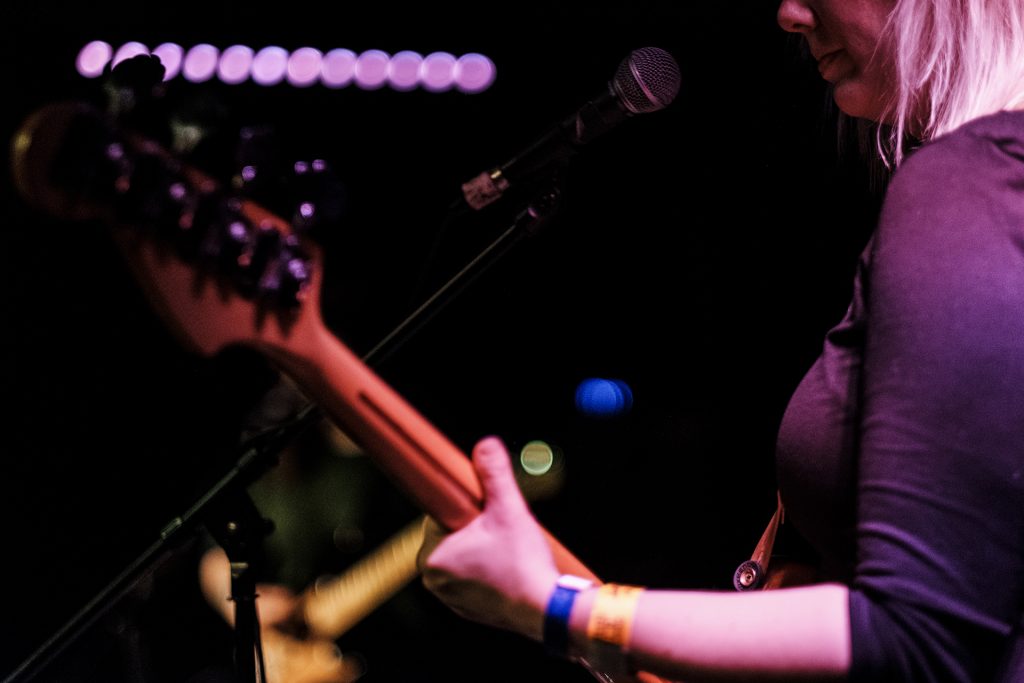 Younger performs at Gabe’s in Iowa City on Wednesday, April 4, 2018. The show was one of a variety of events during the second day of the Mission Creek festival. (Nick Rohlman/The Daily Iowan)