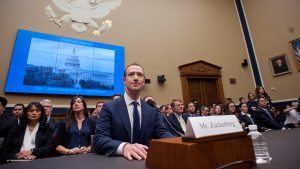 Facebook CEO Mark Zuckerberg appears before the House Energy and Commerce Committee in Washington, D.C., on April 11, 2018. 