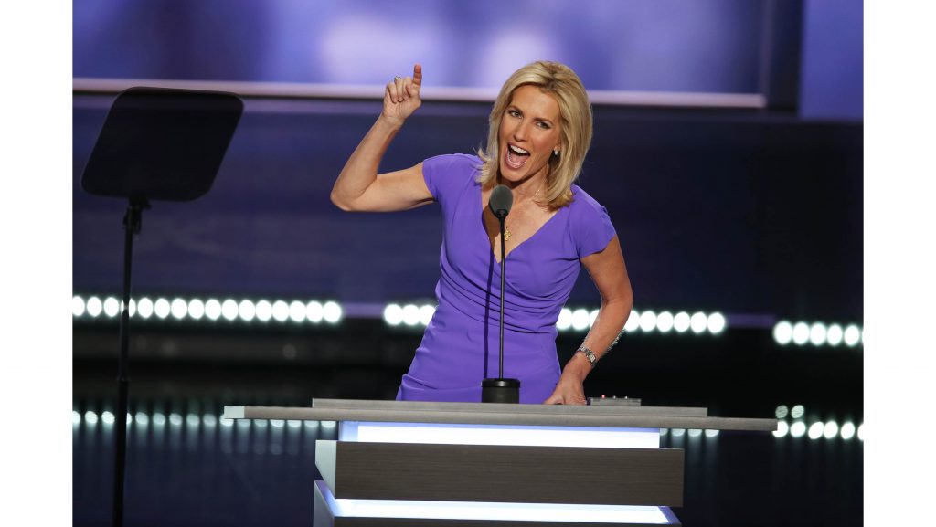 Laura+Ingraham+speaks+during+the+Republican+National+Convention+at+Quicken+Loans+Arena+in+Cleveland+on+July+20%2C+2016.+%28David+Swanson%2FPhiladelphia+Inquirer%2FTNS%29