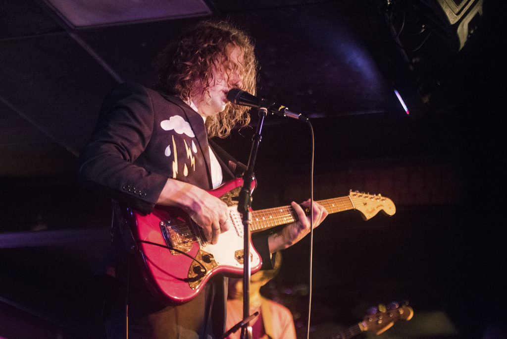 Kevin Morby performs at the Mill on May 4, 2018. Morby is an indie rock singer and songwriter from Kansas City, Missouri. (The Daily Iowan/Olivia Sun)
