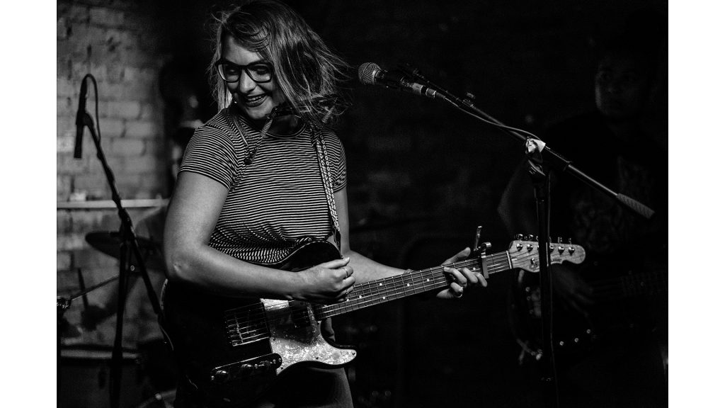 Lily Detaeye performs at the Yacht Club in Iowa City on Friday, June 8, 2018. (Nick Rohlman/The Daily Iowan)