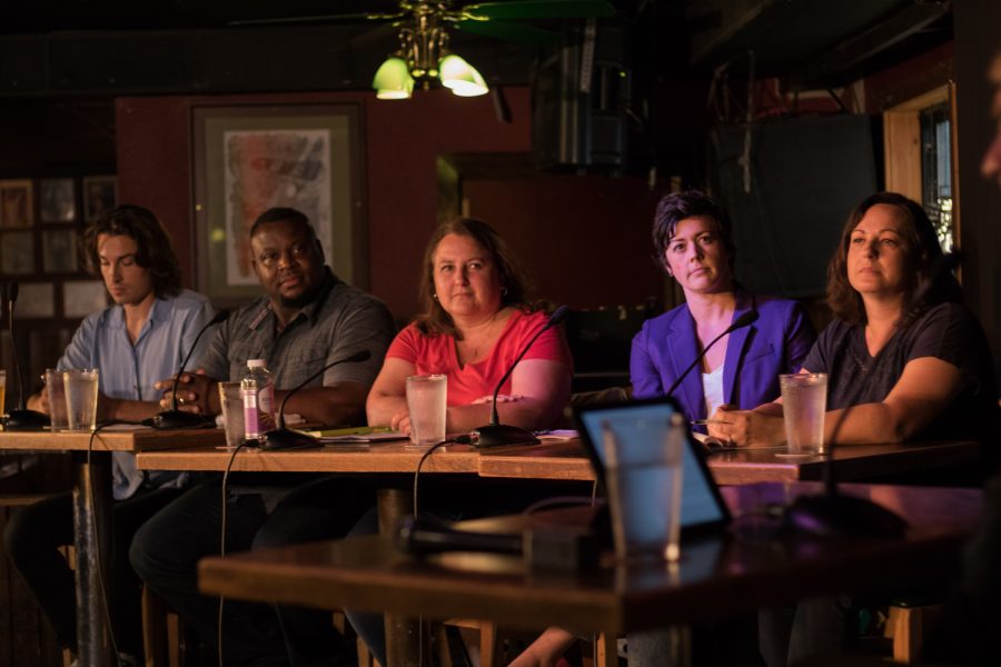 City Council special election candidates shared their vision for Iowa City during a forum at the Mill on Monday, August 20, 2018.