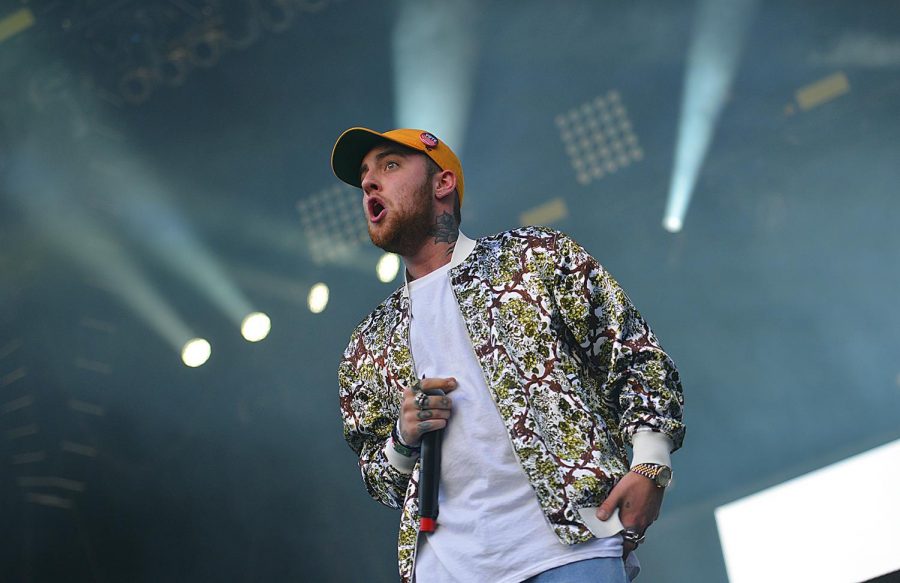 Mac Miller performs on day three of the Okeechobee Music and Arts Festival on March 5, 2016 in Okeechobee, Florida. Miller was found dead in his home on Sept. 7, 2018 of an apparent drug overdose. (Rolando Otero/South Florida Sun Sentinel/TNS)