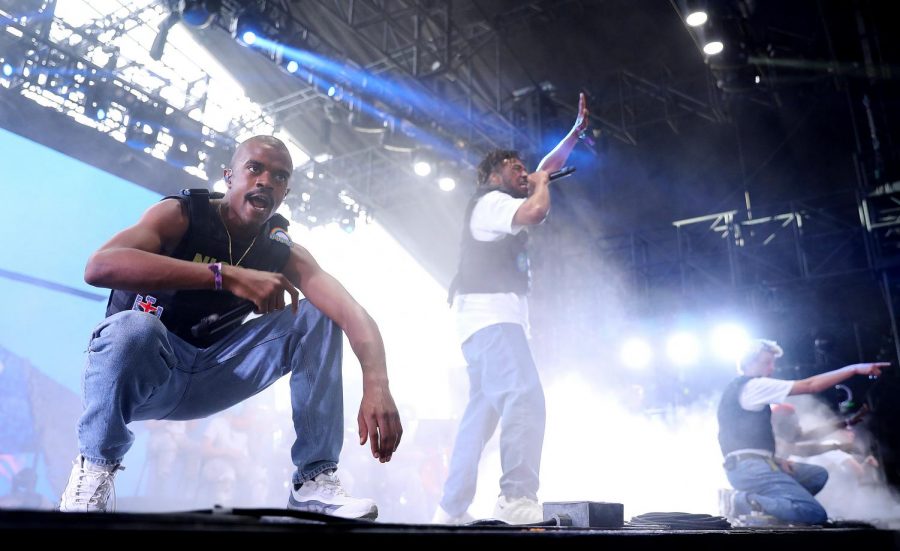 Brockhampton performs at the Coachella Music and Arts Festival in Indio, Calif., on Saturday, April 21, 2018. (Christina House/Los Angeles Times/TNS)