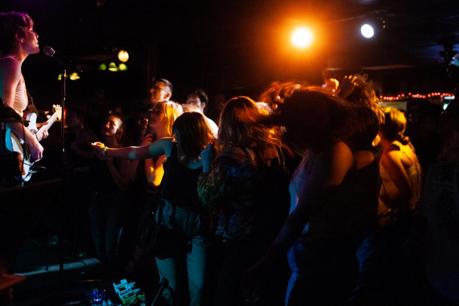 The audience dances during Your Smith's performance at The Mill on Thursday, September 20, 2018. Their latest  EP titled "Bad Habit" released on August 24, 2018, and are in the process of finishing another.  