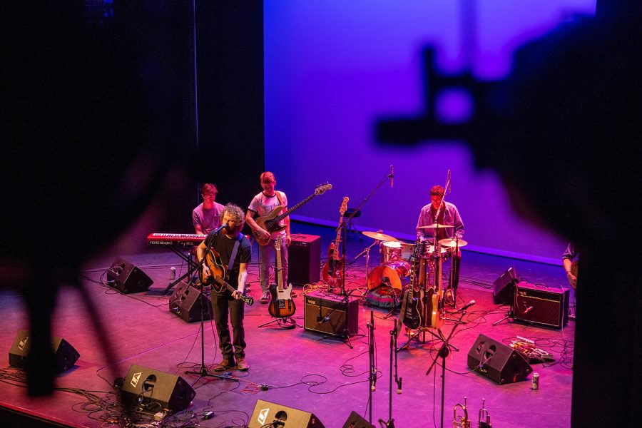 Young Charles performs at the Englert Theater on Friday, Sept. 14, 2018. The concert was part of Elizabeth Moens LP A Million Miles Away release tour.