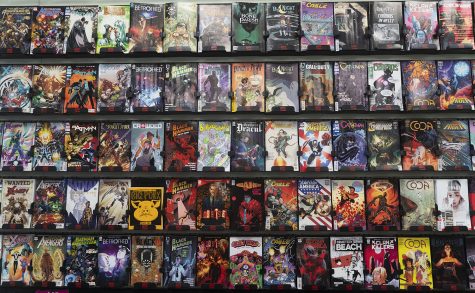 A collection of comic books is seen in Daydream Comics on Tuesday, Sept. 18, 2018. 
