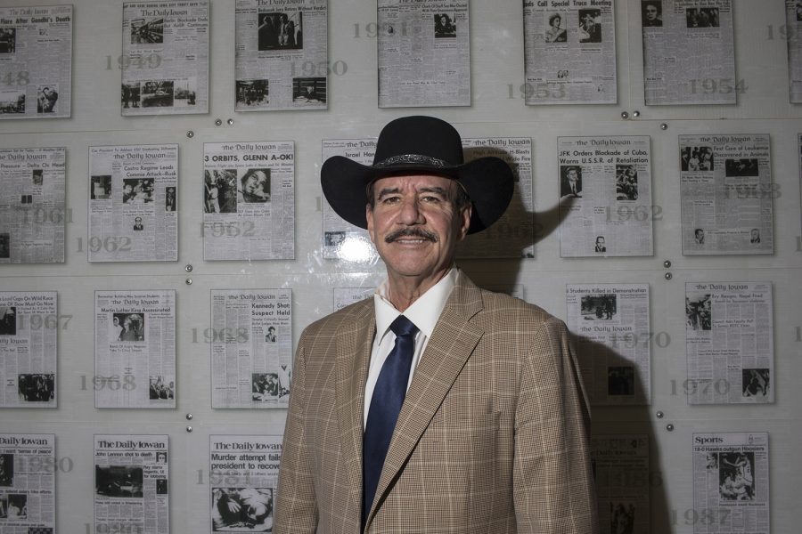 Mark Strauss, libertarian candidate for District 2, poses for a portrait in the Adler Journalism Building on Friday, Oct. 19, 2018.
