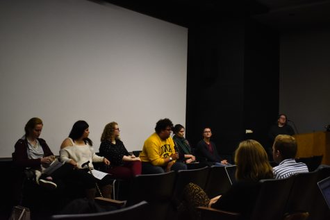 UI Students for Disability Advocacy & Awareness spoke at the first annual Students with Disabilities Panel in the Iowa Memorial Union on Tuesday, Oct. 23, 2018. Each panelist had a personal story to share about life at Iowa with their disability.