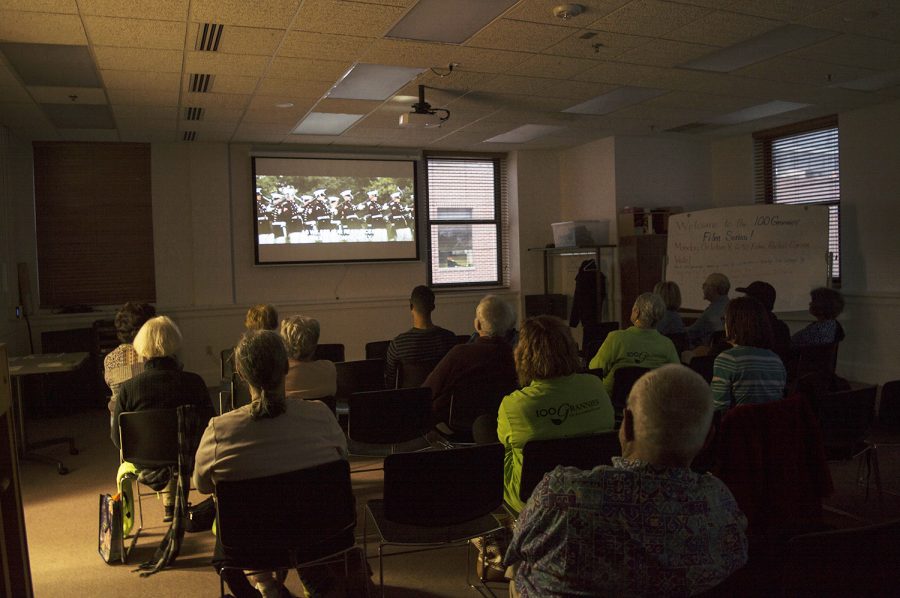 The Iowa City Senior Center held a session about how elders learn quicker through watching movies on Monday, October, 1st. There were close to twenty members at the event, and watched a video about how global warming culturally effected the world. 