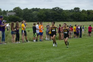 Ian Eklin and Daniel Soto race in the Mens 6k at the Hawkeye Invitational on Friday, August 31, 2018 at Ashton Cross Country Course. Iowa State defeated Iowa 24 to 56. 
