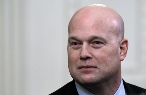 Acting Attorney General Matthew Whitaker attends the Presidential Medal of Freedom ceremony at the White House Friday, Nov. 16, 2018 in Washington, D.C. The Trump administration is defending Whitaker's appointment as lawful. (Olivier Douliery/Abaca Press/TNS)