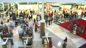 Shoppers return to metro malls to return gifts after Christmas. (NBC)