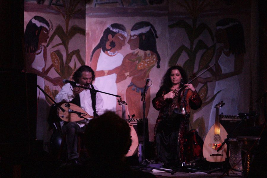 Raqsat Salaam performs traditional Middle Eastern music at the Trumpet Blossom Cafe this Thurs. 