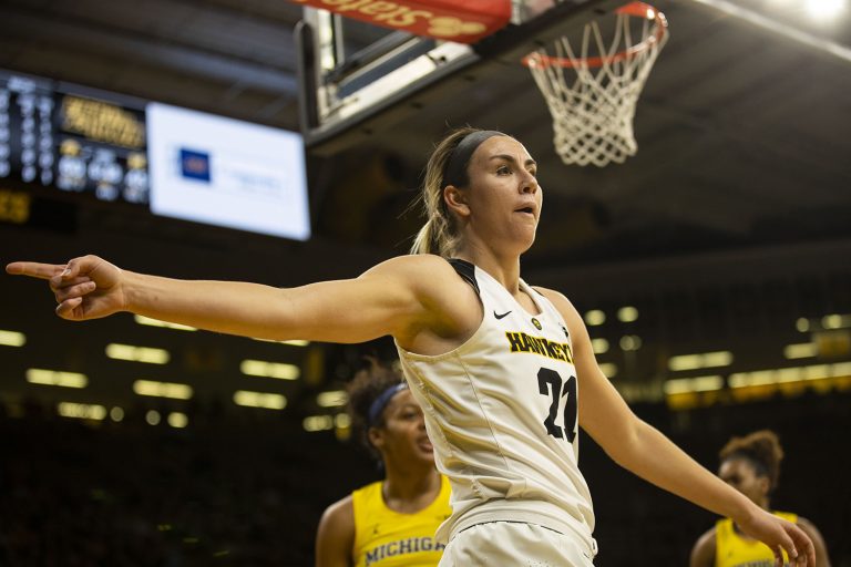 Iowa women prevail down low against Michigan - The Daily Iowan