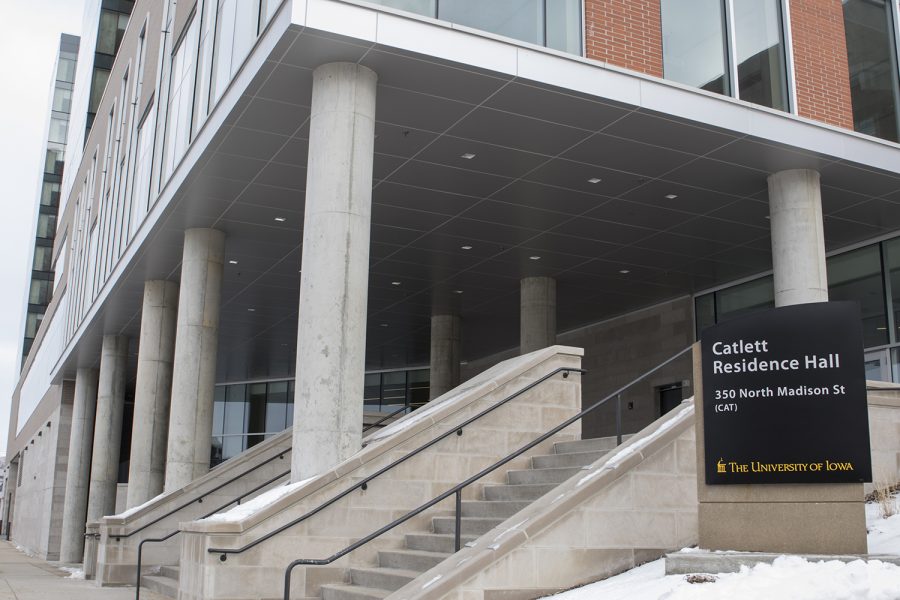Catlett Residence Hall is seen on Jan 16, 2019.