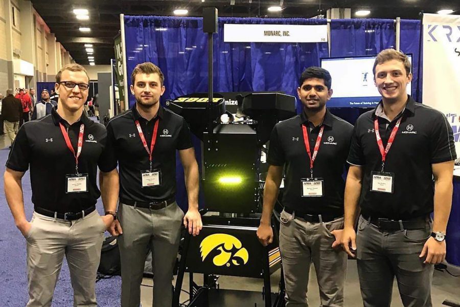 UI grads invent first autonomous training device for football receivers