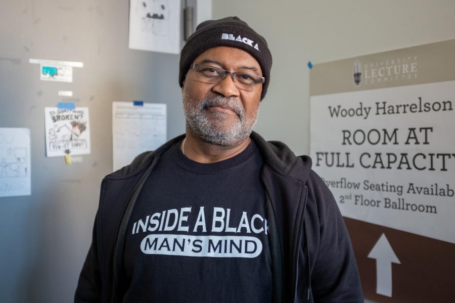 Ron Stallworth poses for a portrait on Wednesday, January 23. Stallworth, whose memoir Black Klansman was adapted into a Spike Lee film, discusses his time as a police officer and his infiltration into the Ku Klux Klan.