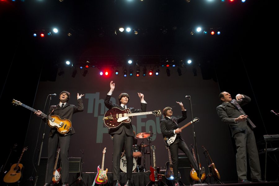 The Fab Four opens at the Englert Theatre in Iowa City on Wednesday, February 13, 2019. The group is a Beatles Tribute band that has been booking gigs around the world for over 20 years. 