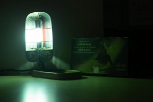The Sperti SunLamp, an anachronistic device that offers a cure for many ailments (or so it claims,) through the use of ultraviolet or UV radiation.