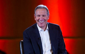 Howard Schultz, former CEO and Chairman of Starbucks, discusses his life, his possible presidential plans and his new book, From the Ground Up: A Journey to Reimagine the Promise of America at Arizona State University. (Brian Cahn/ZUMA Wire/TNS)