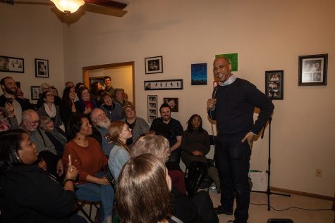 Sen. Cory Booker, D-N.J. during a community forum at in on Friday, February 8, 2019. Sen. Booker announced his campaign to run for president on February 1, 2019. 