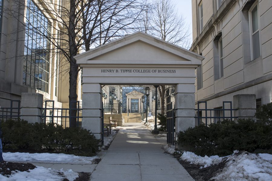 The Pappajohn Business Building is seen on March 11, 2019. 