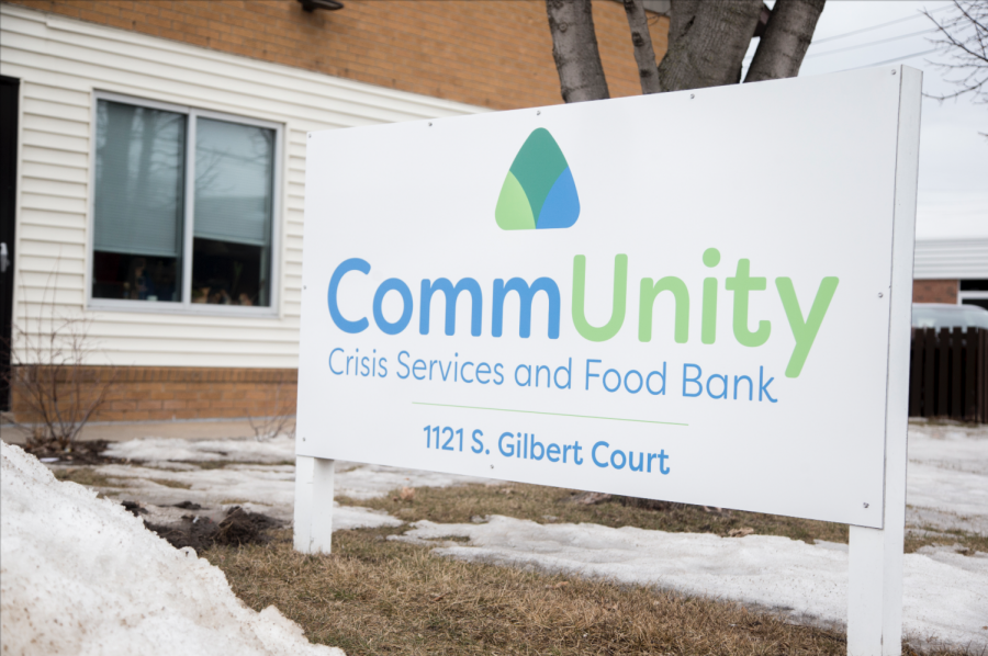 The CommUnity Crisis Services and Food Bank is seen on March 12, 2019. Formerly known as the Crisis Center of Johnson County, the food bank rebranded in order to emphasize the importance of community. 
