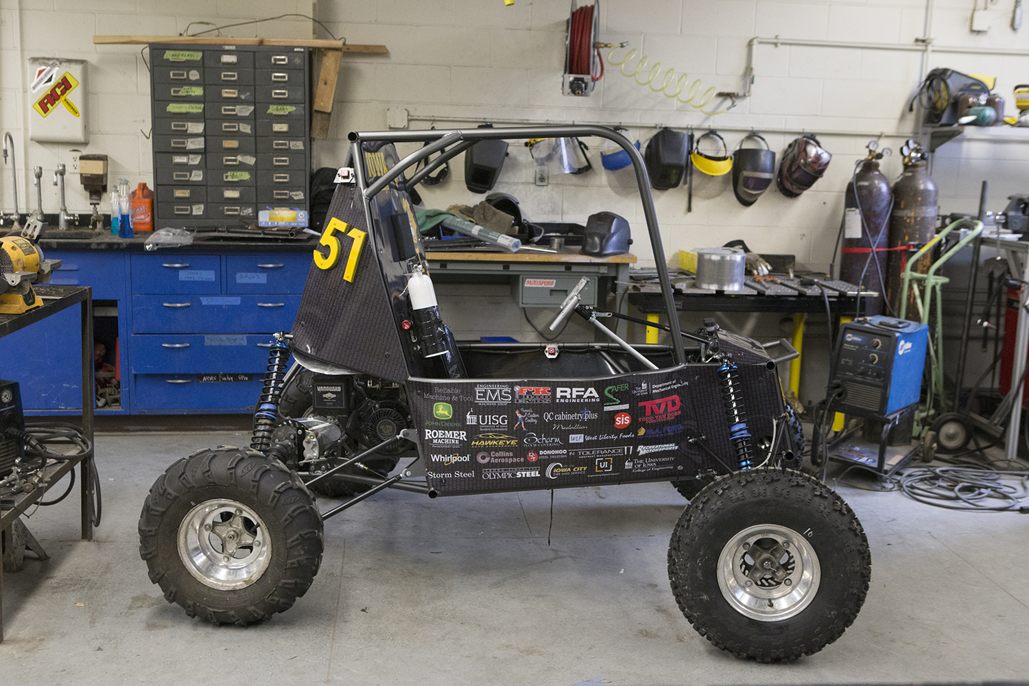 Iowa Baja shows off newest off-road vehicle for national competition in